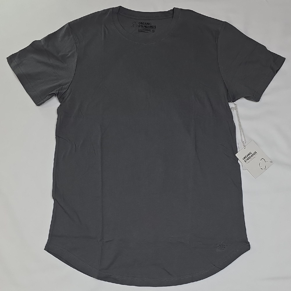 Organic Basics Women's Dark Gray Short Sleeve Tee Kuwallatee
